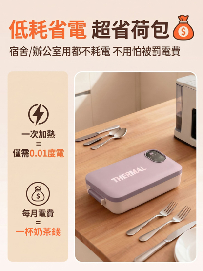 【熱飯神器】免注水加熱304電熱飯盒USB