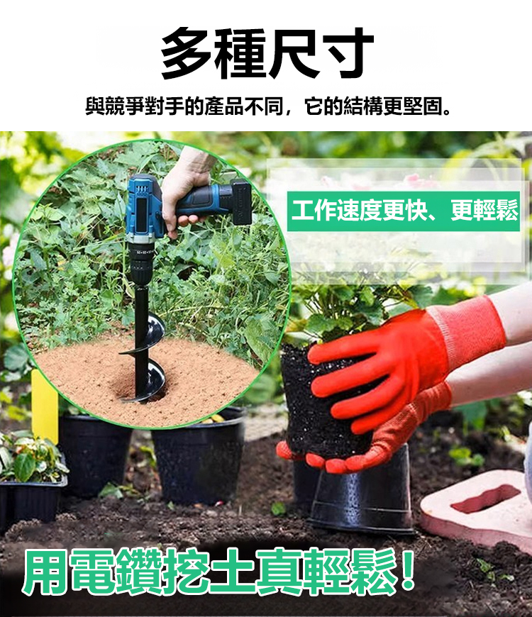 六角柄園林地鑽鑽頭