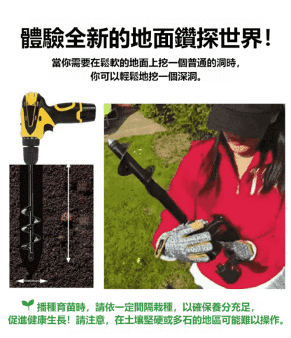六角柄園林地鑽鑽頭