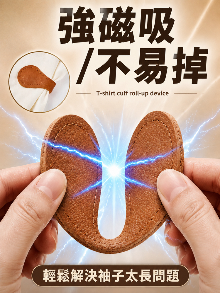 【1秒免縫免釘】全能皮革磁吸扣