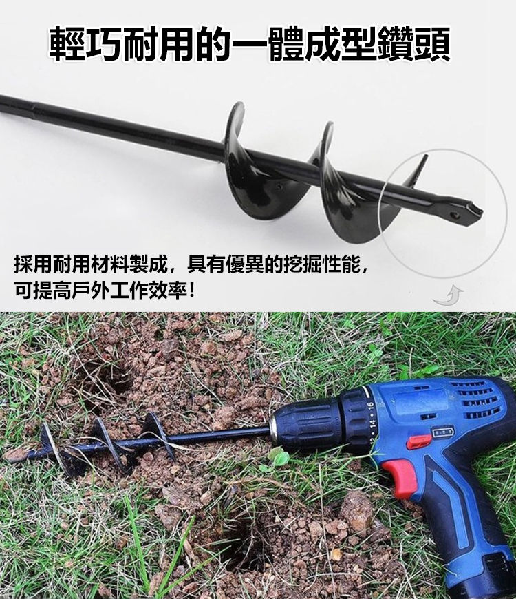 六角柄園林地鑽鑽頭