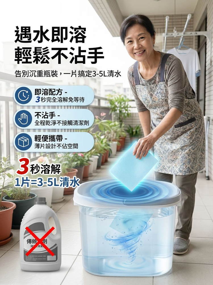 多效地板清潔片