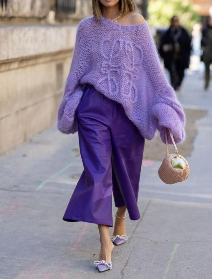 LOE Loose Contour Seahorse Sweater