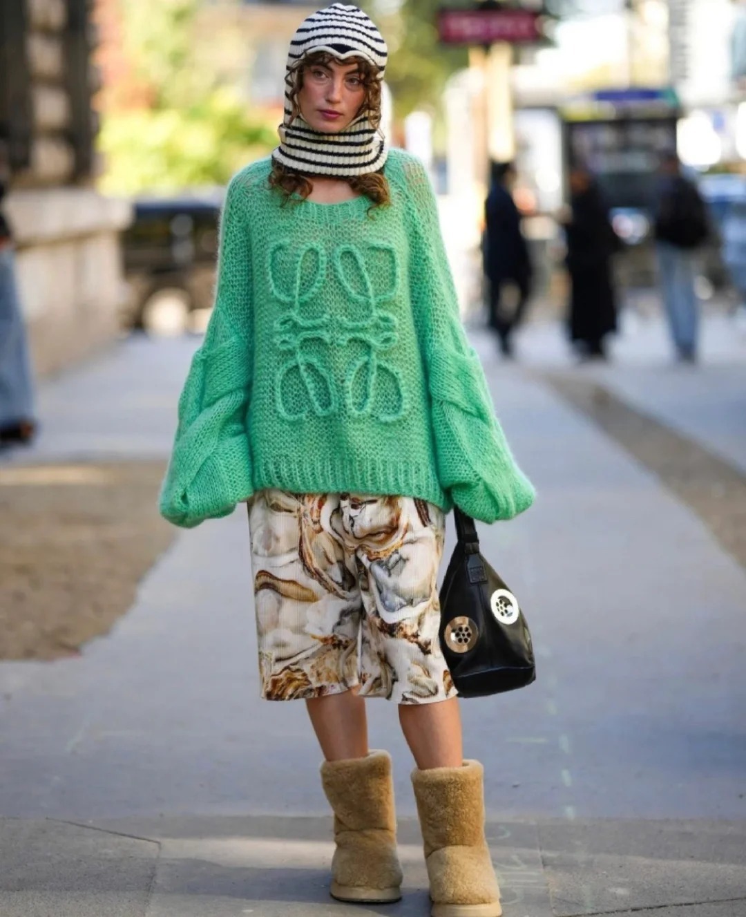 LOE Loose Contour Seahorse Sweater