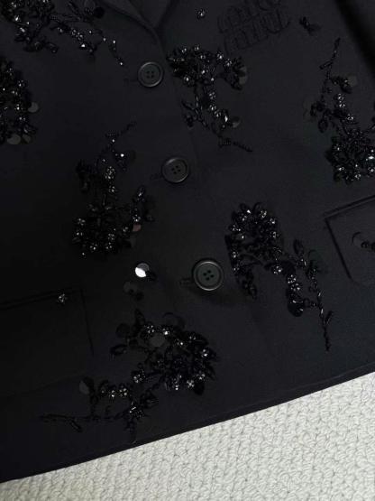 Miu Beaded Short Jacket