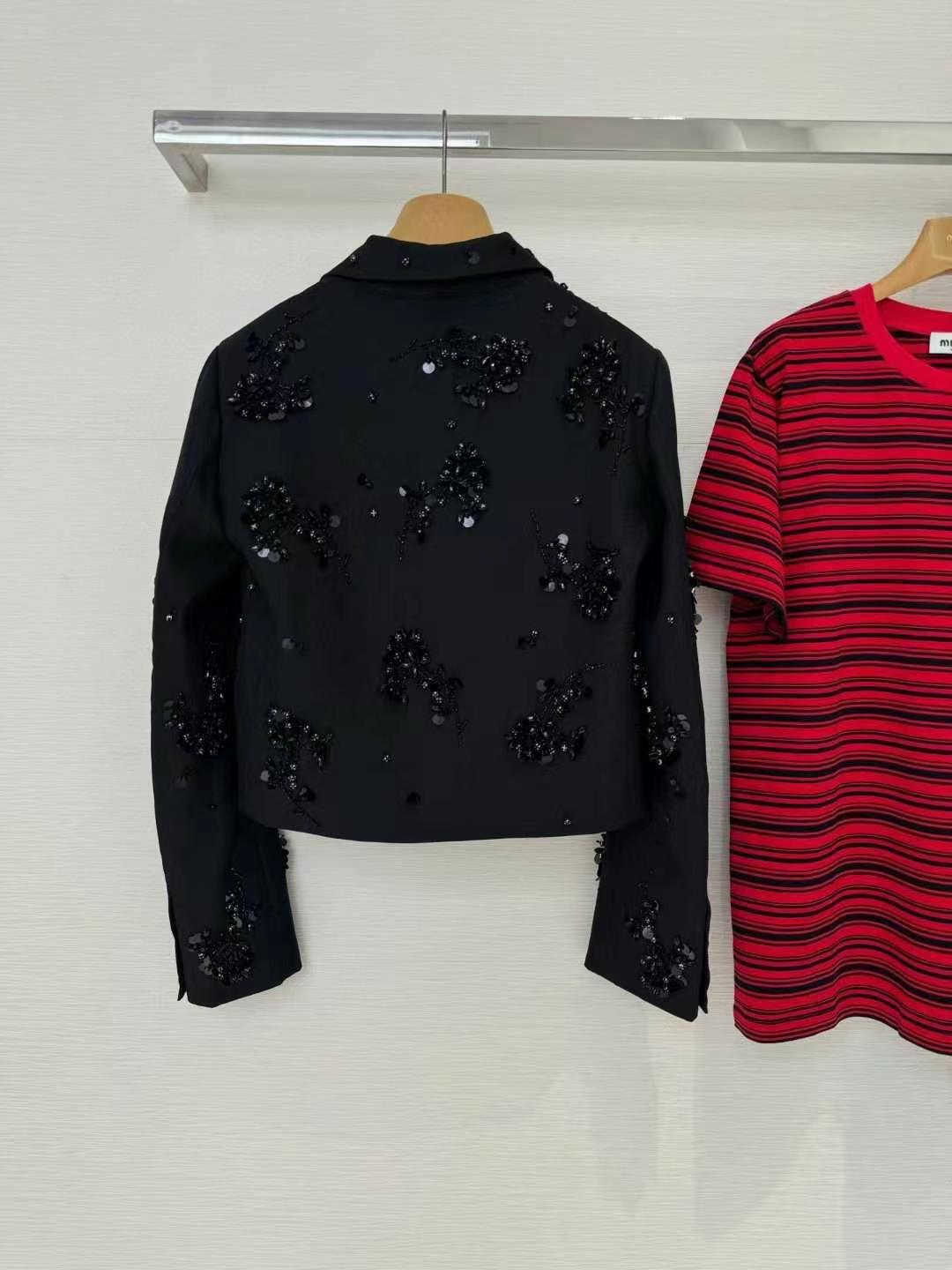 Miu Beaded Short Jacket