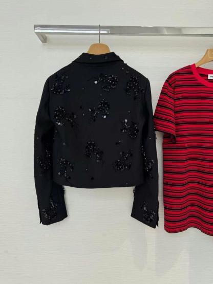 Miu Beaded Short Jacket