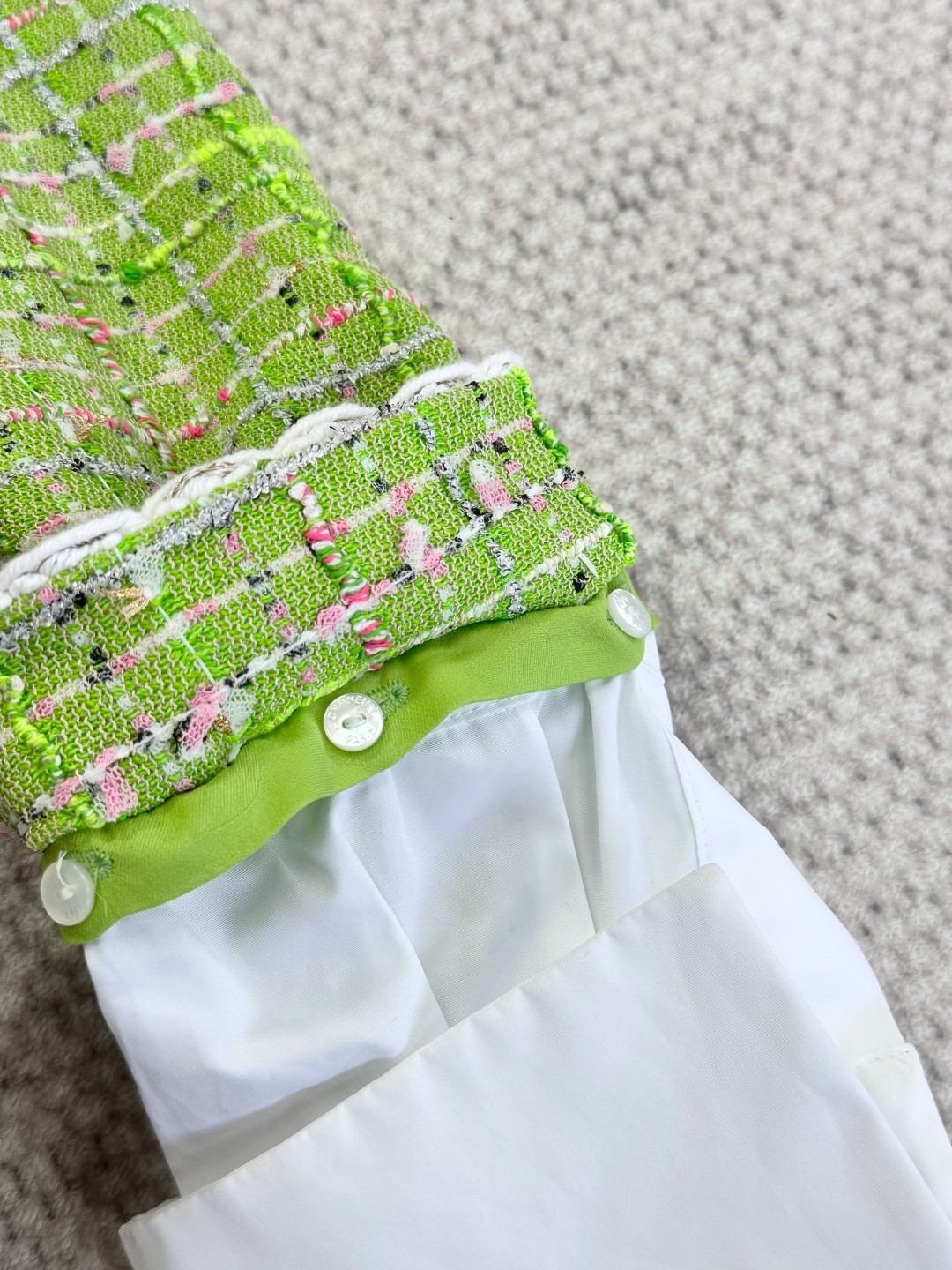 Miu Gray Sweatshirt Jacket