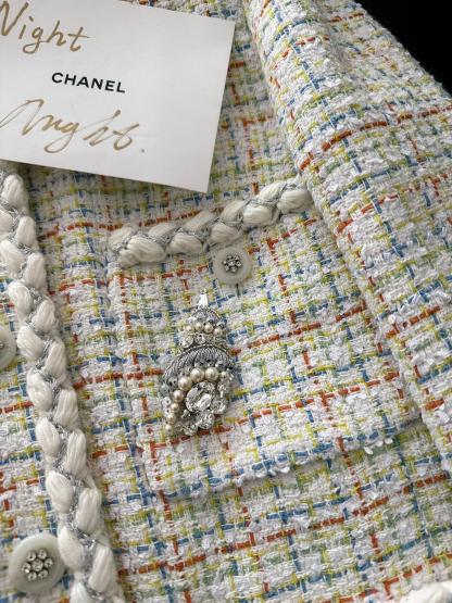 CHNEL Early Spring Embroidered Pocket Jacket