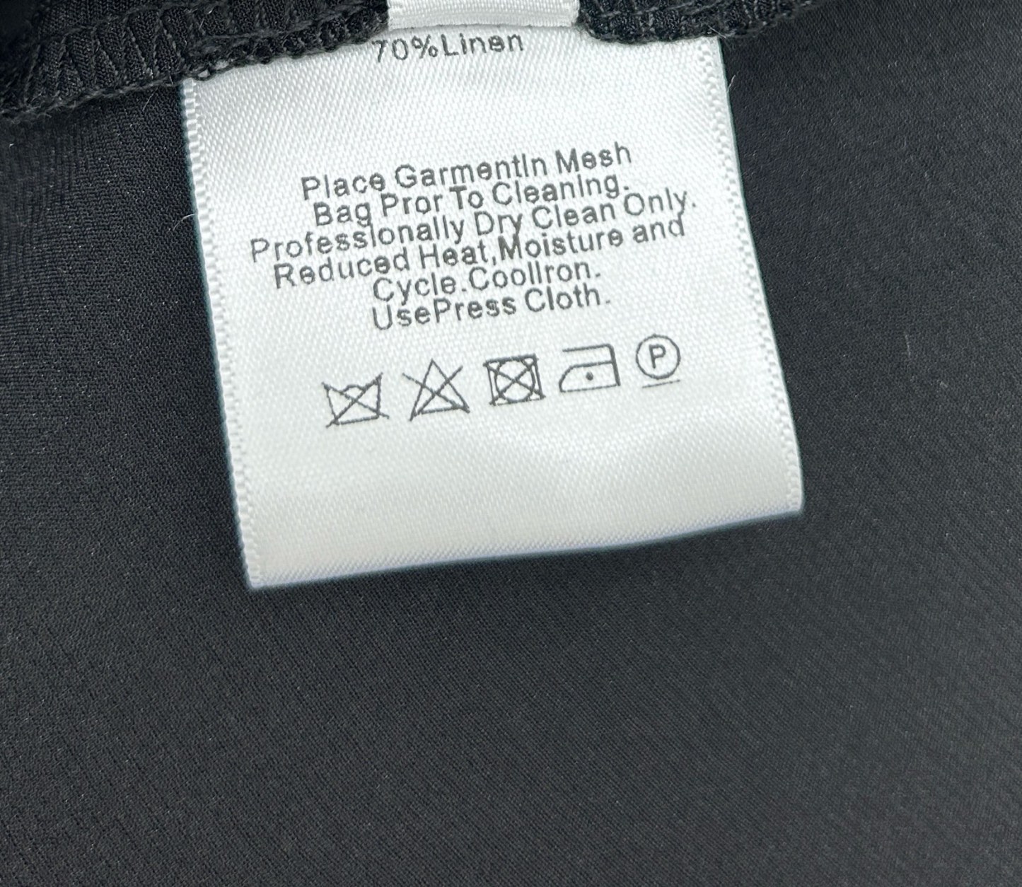 DIO25SS Black Waistless Dress