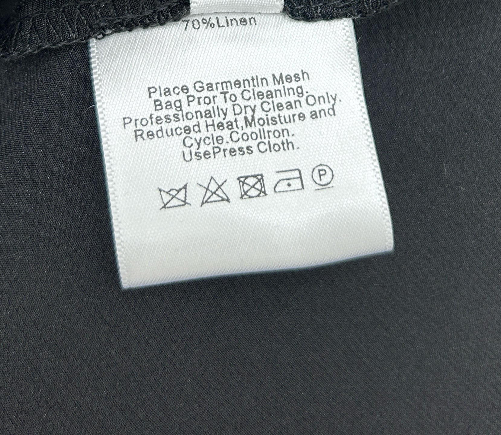 DIO25SS Black Waistless Dress