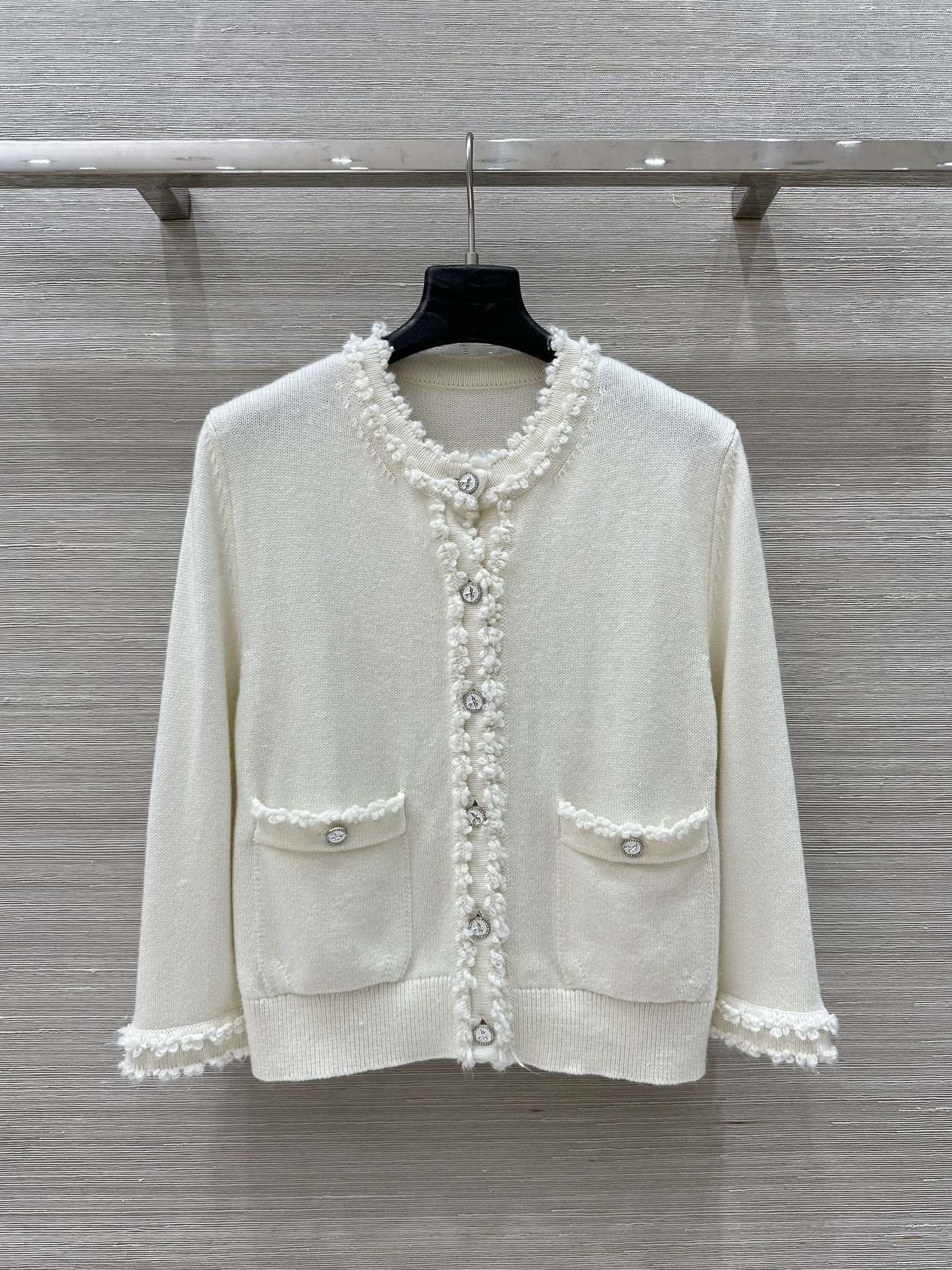CHANE25SS Spice Round Neck Cardigan Jacket