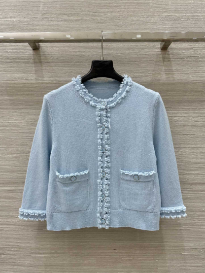 CHANE25SS Spice Round Neck Cardigan Jacket