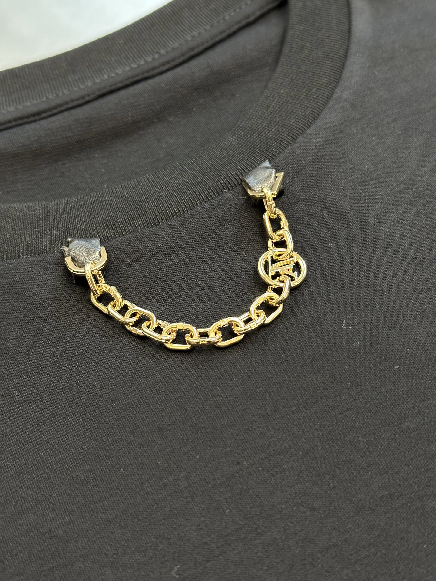 Louis Vuit25SS Jacquard Pocket T-Shirt