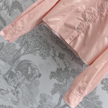 MIU25SS Lapel Long Sleeve Shirt