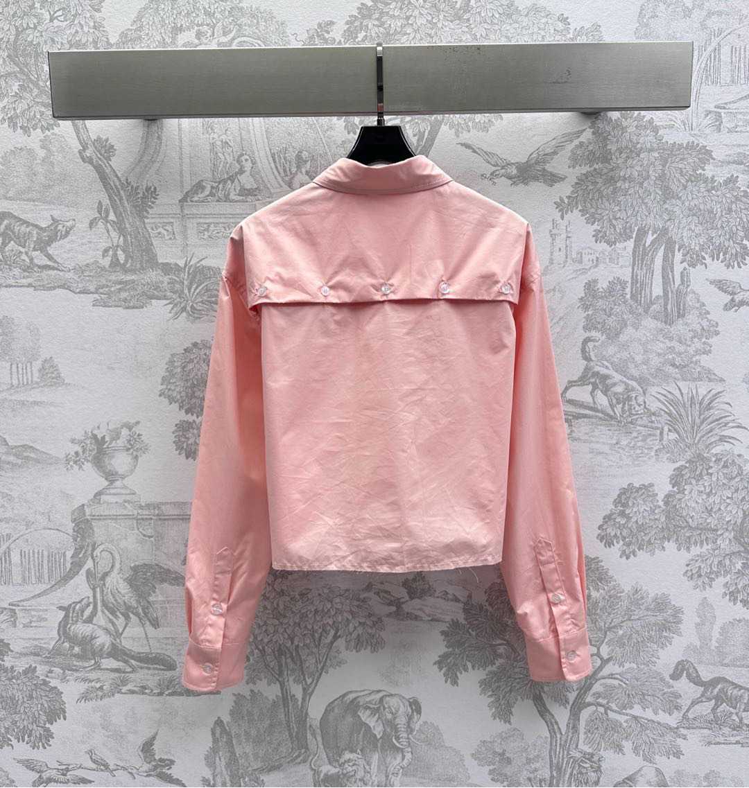MIU25SS Lapel Long Sleeve Shirt