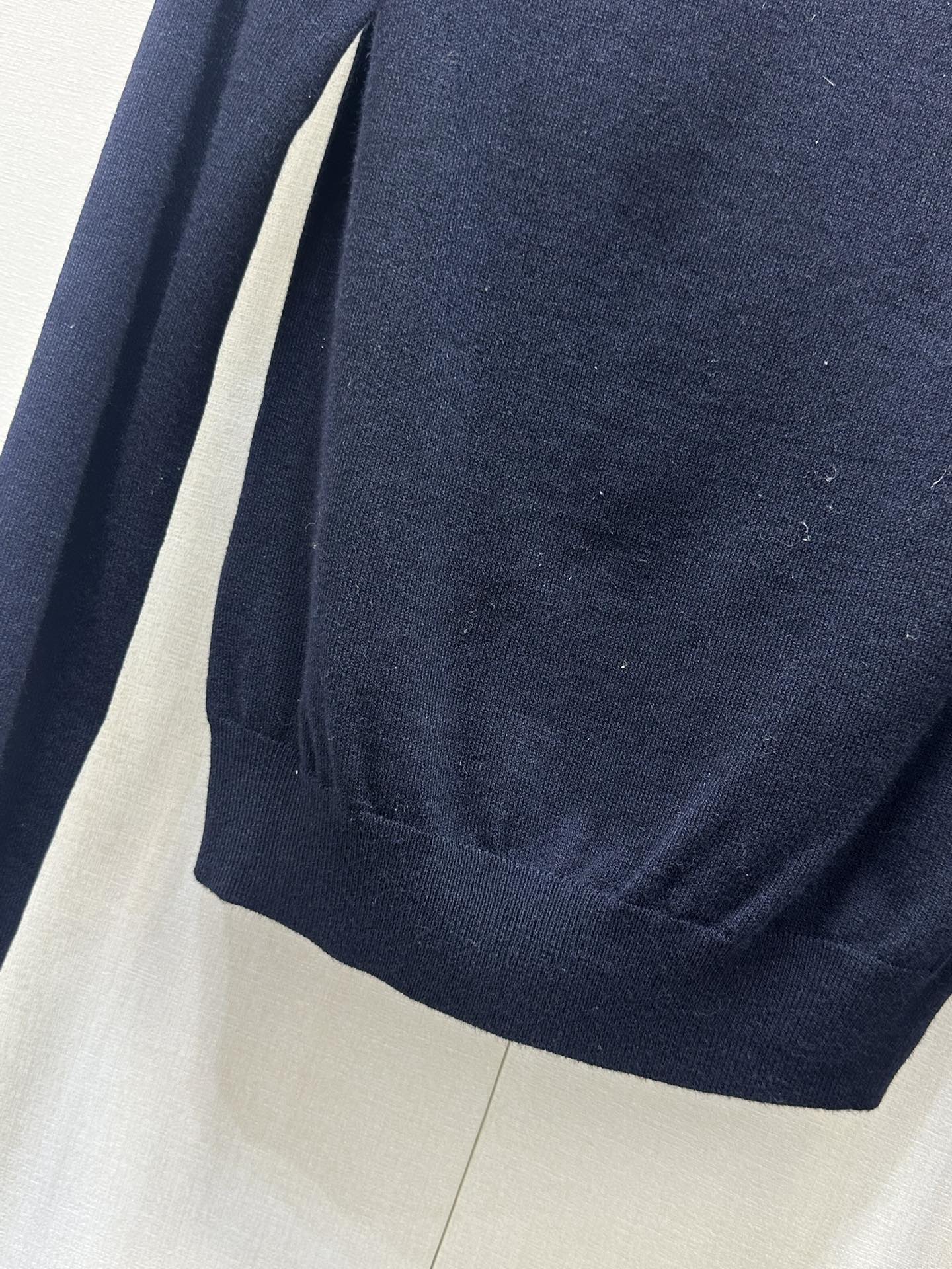 MIU25SS Cashmere One Shoulder Long Sleeve Top