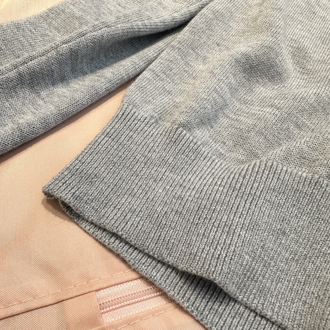 MIU25SS polo single-breasted cardigan