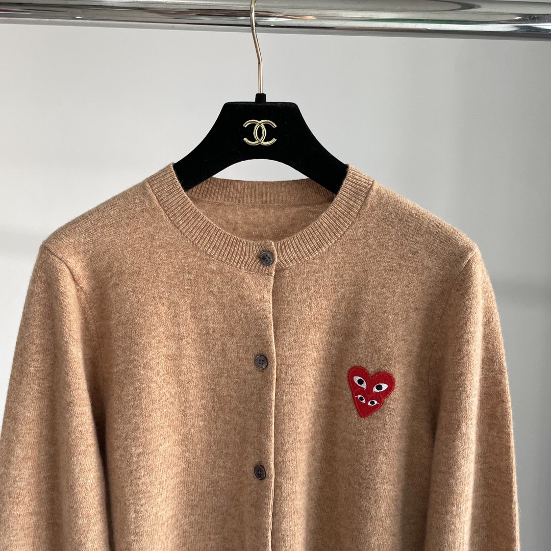 Camel Long Sleeve Cardigan