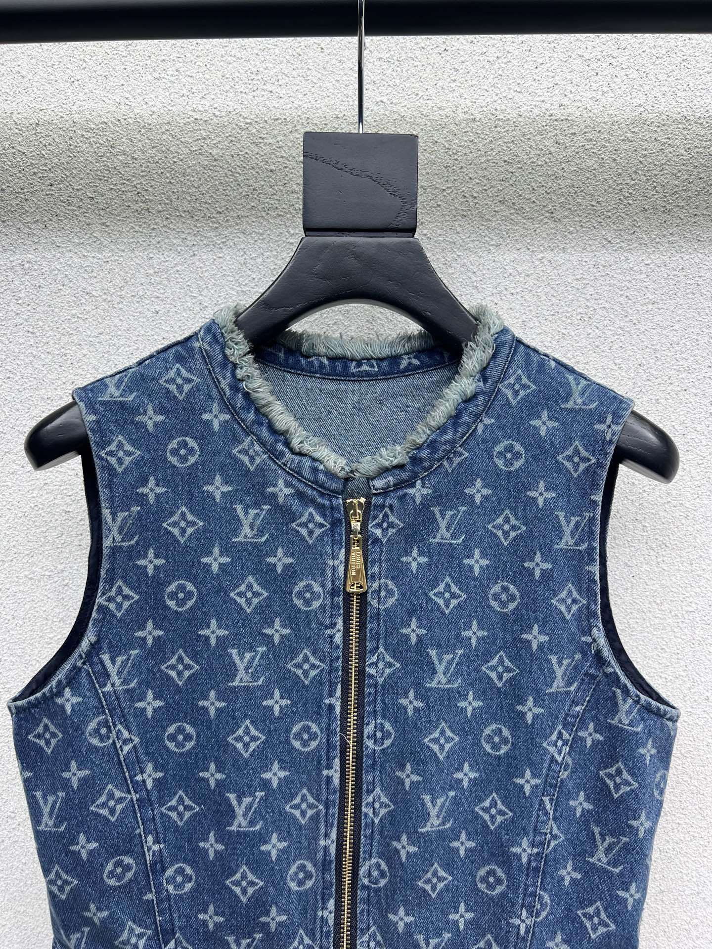 LOUIS VUIT25SS Classic Denim Dress