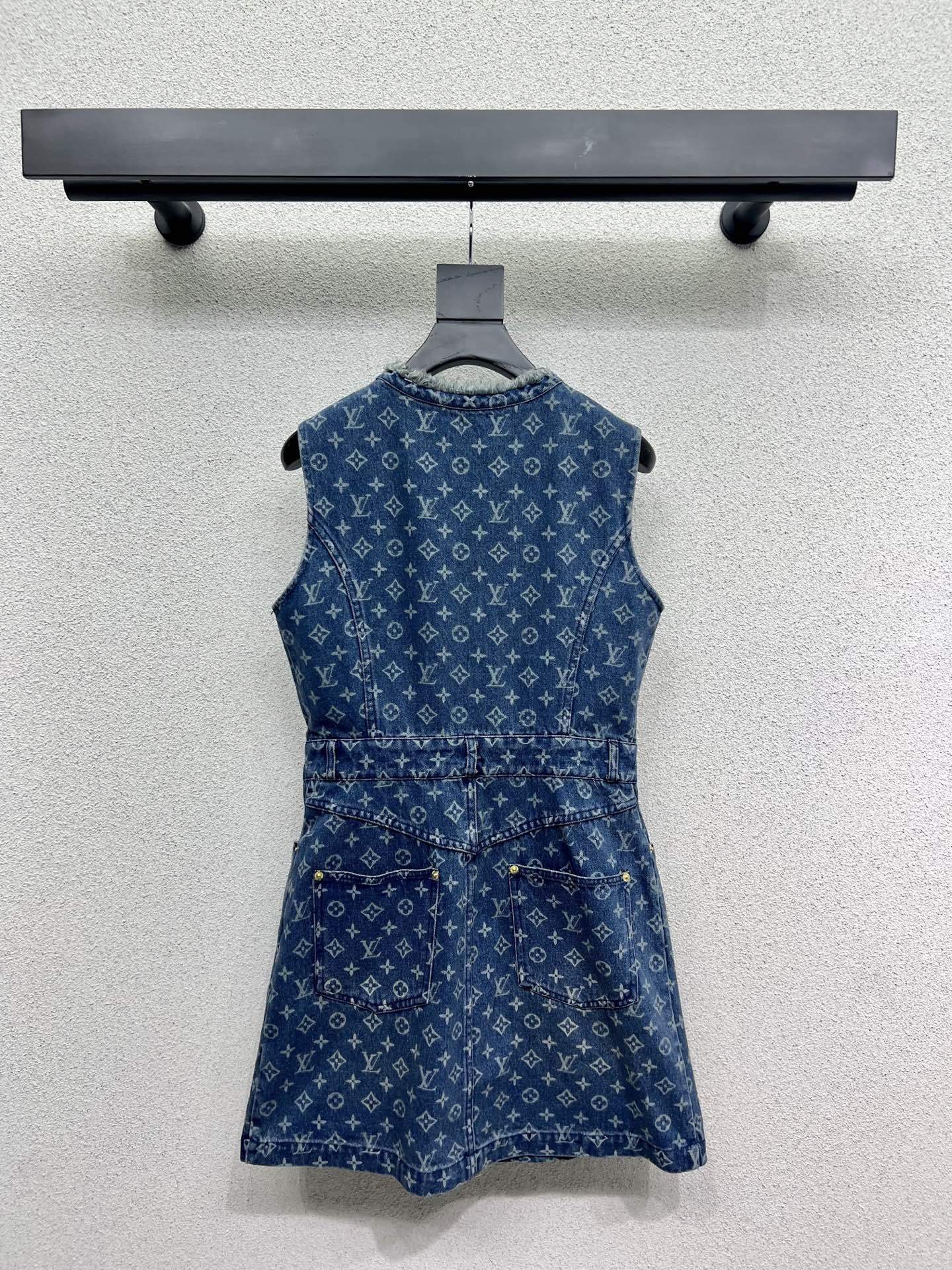 LOUIS VUIT25SS Classic Denim Dress