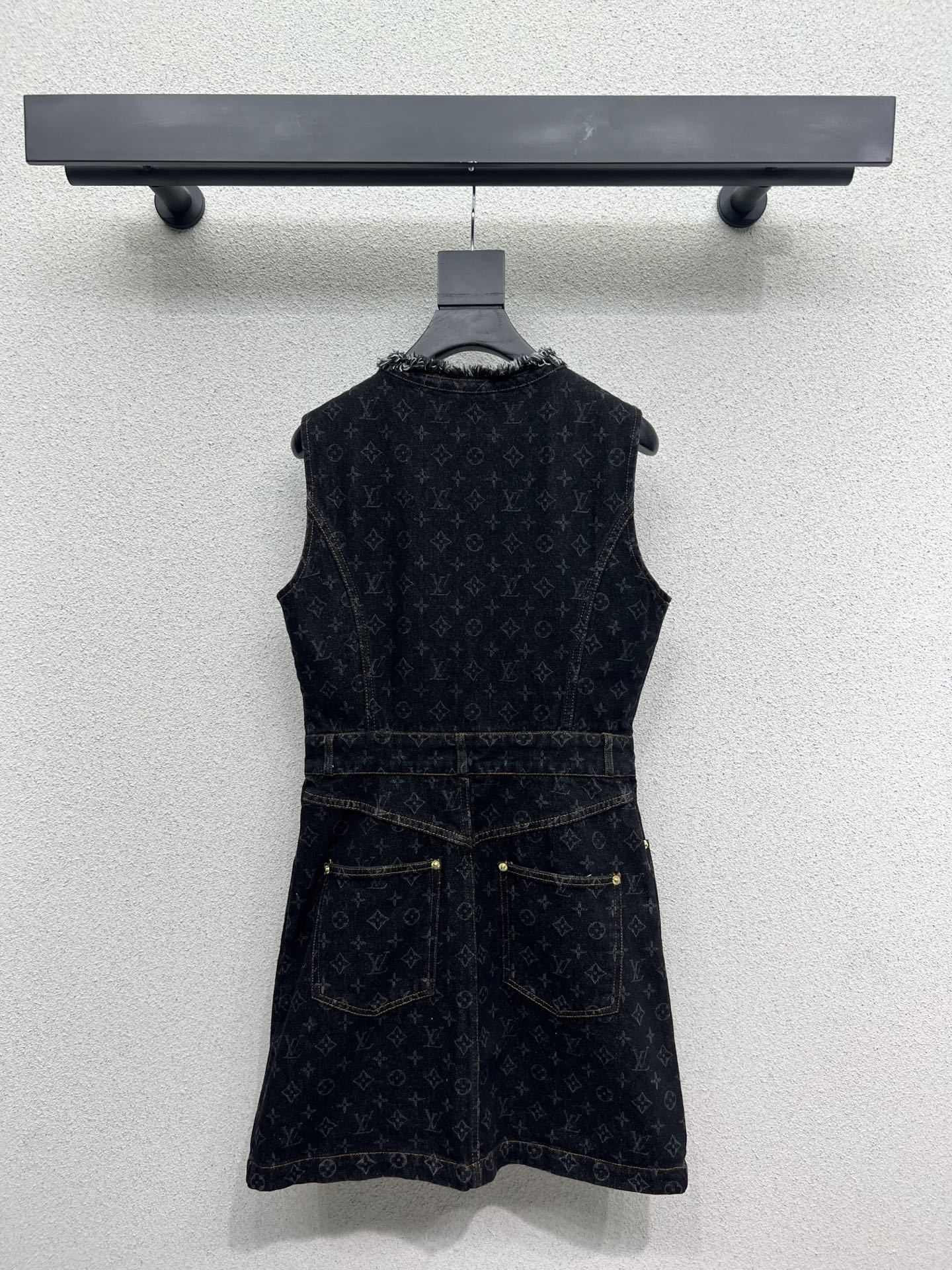 LOUIS VUIT25SS Classic Denim Dress