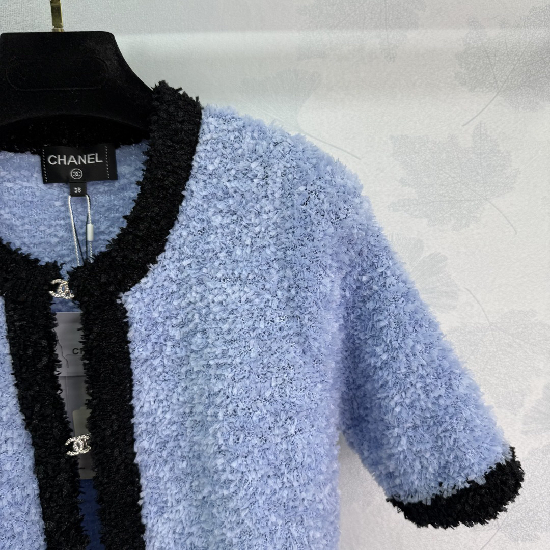 CHANE25SS chambray cardigan jacket