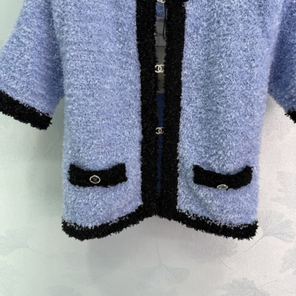 CHANE25SS chambray cardigan jacket