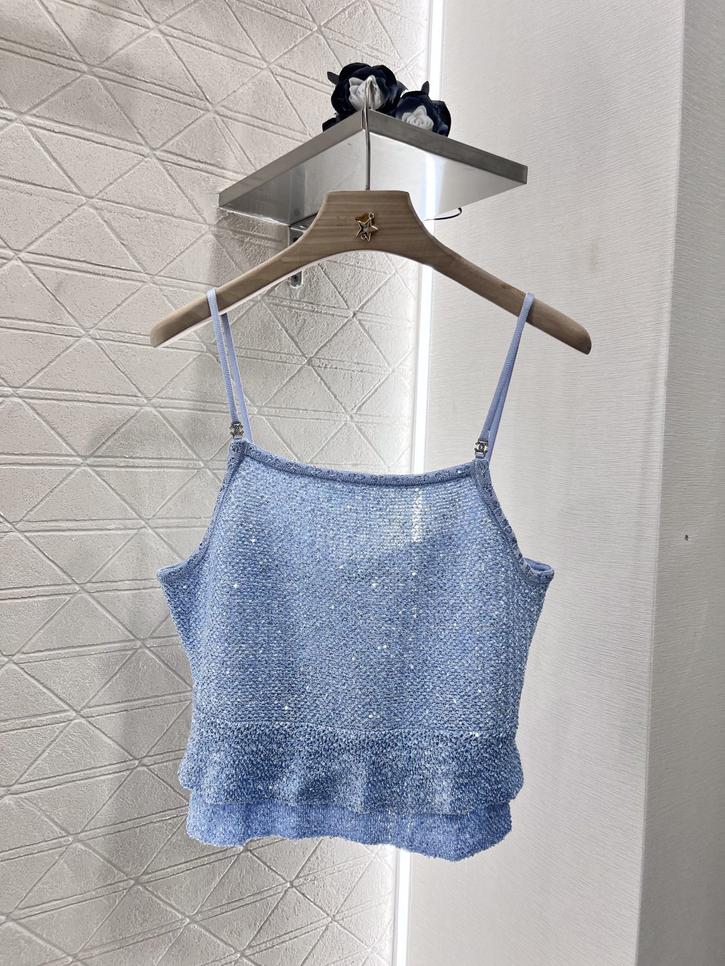 CHANE25SS Ruffled Suspenders