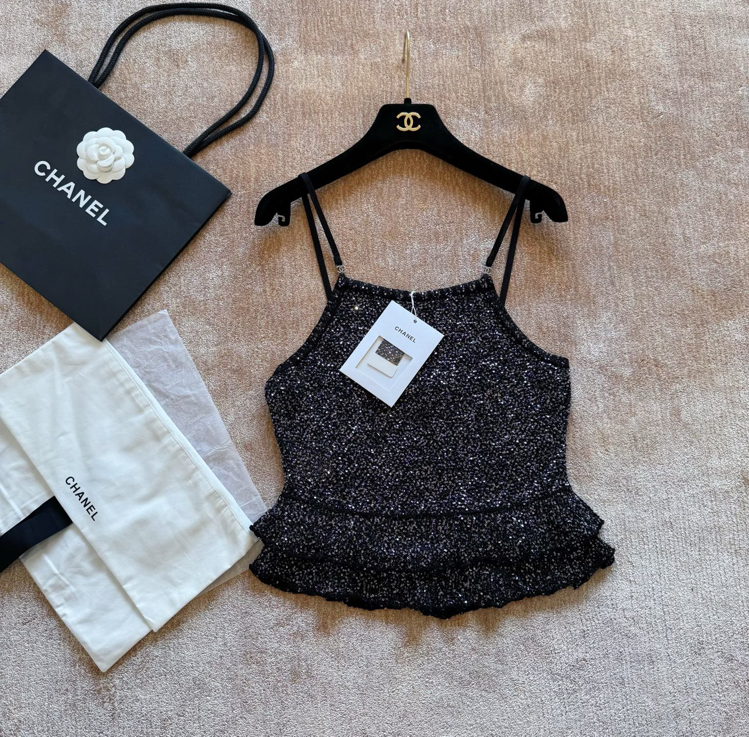 CHANE25SS Beaded Suspenders