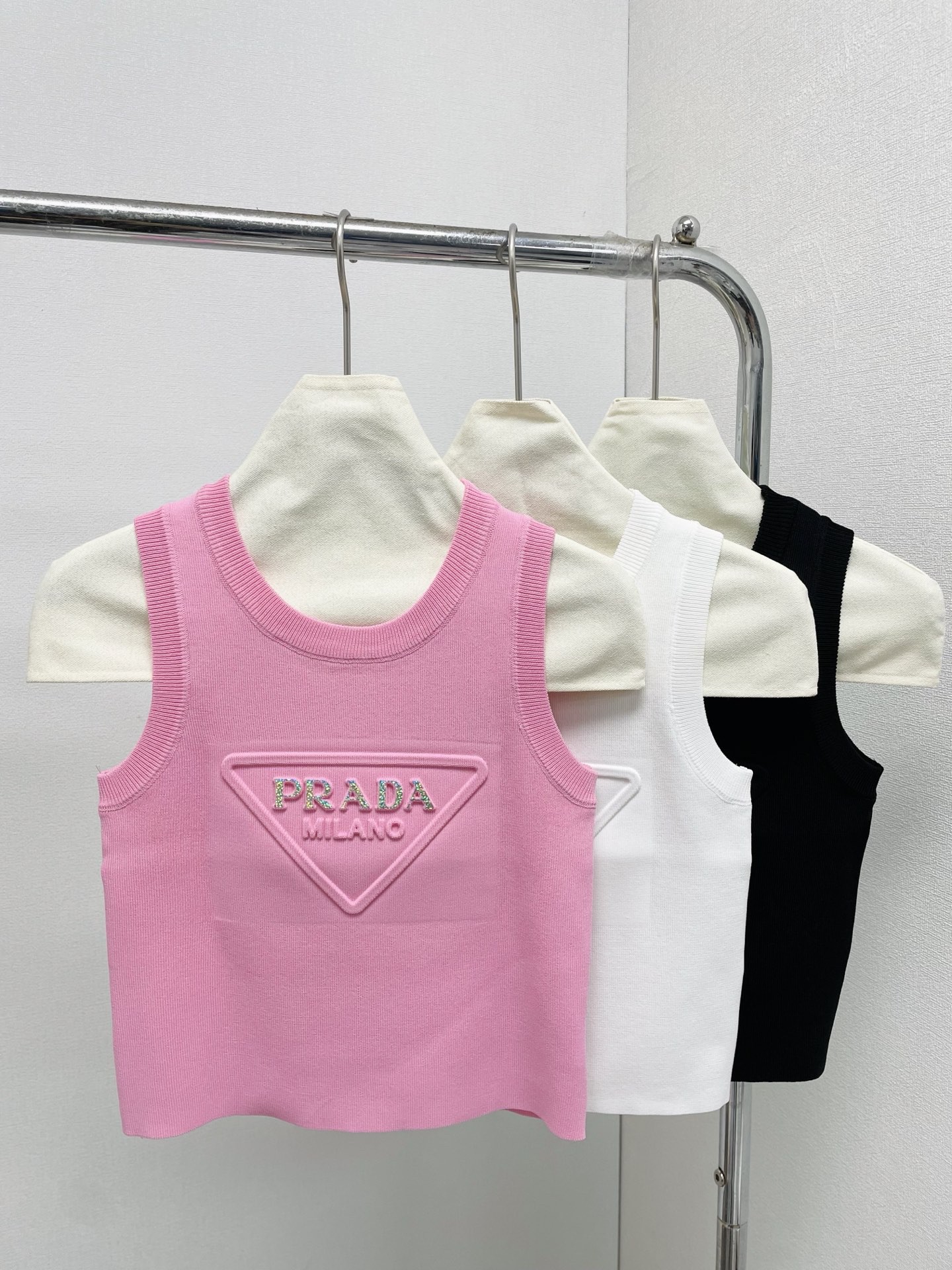 PRAD Stencil Knit Vest