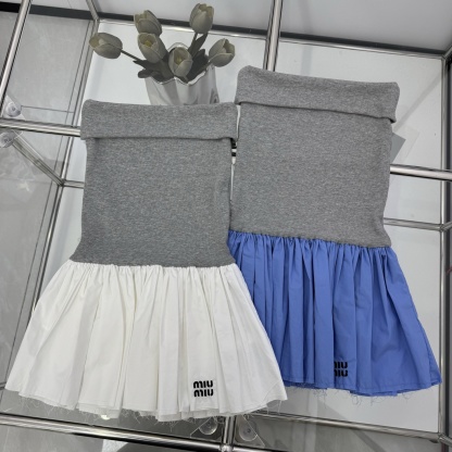 MIU25SS Sheath Patchwork Dress