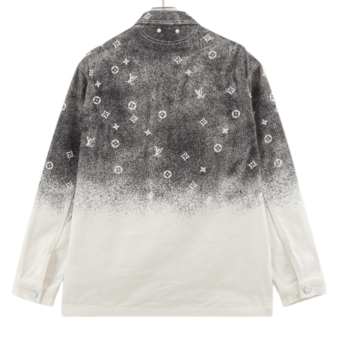 LU Star Rendered Aged Denim Jacket