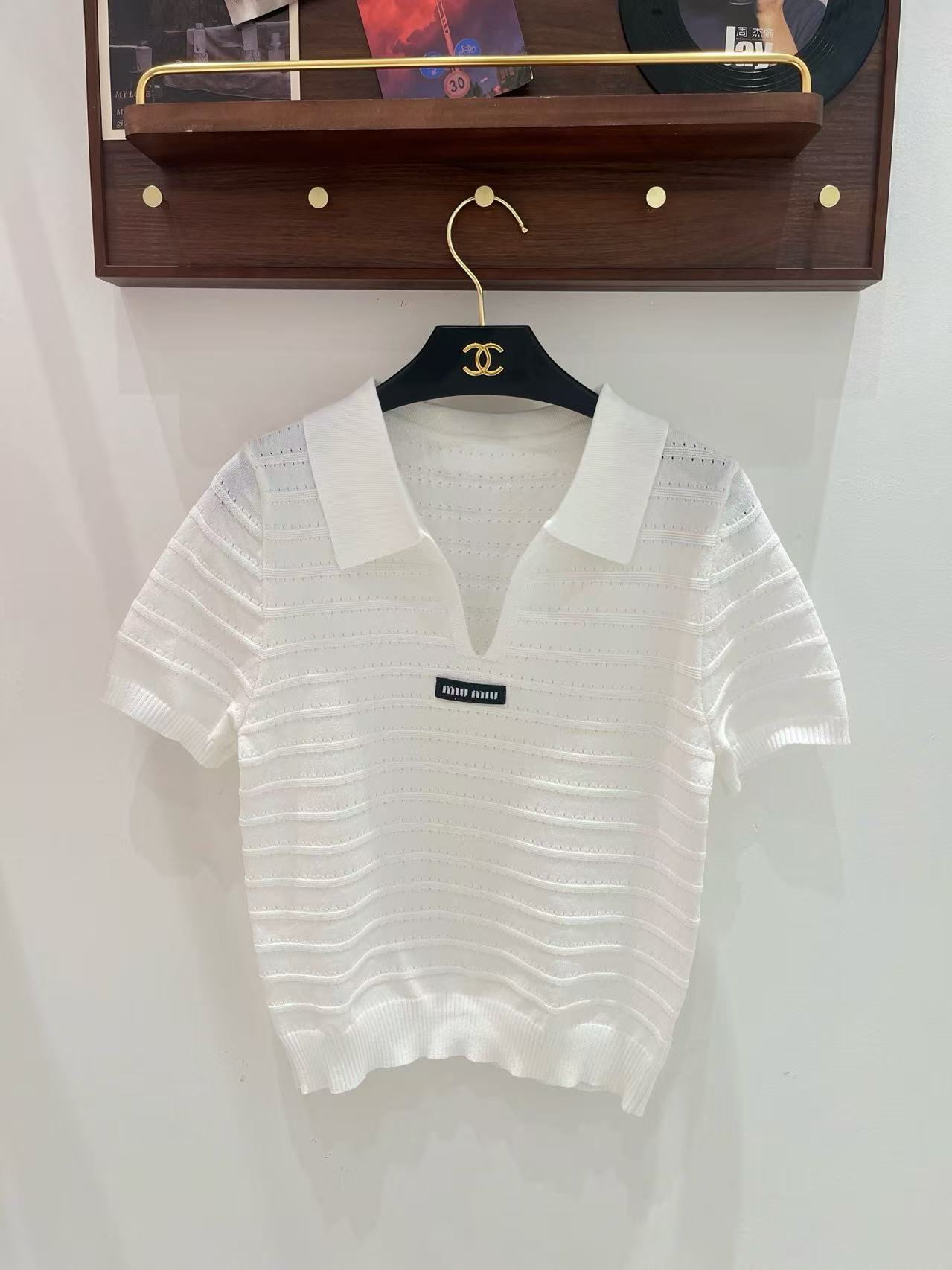 MIU - Inspired Knit Polo Shirts for Women | Soft