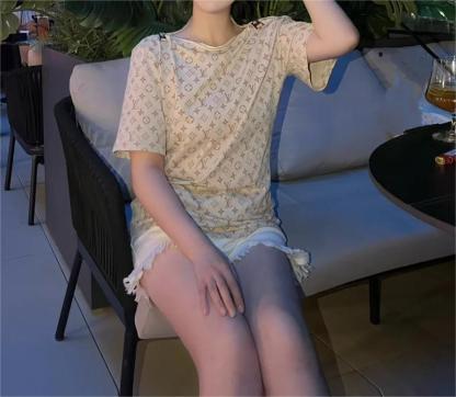 LU Loop Old Flower Print T-Shirt