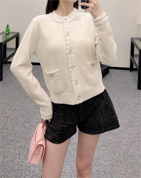 CHANE25SS Spice Round Neck Cardigan Jacket
