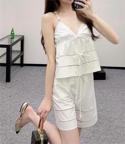 CHANE25SS Bow Tie Camisole Vest