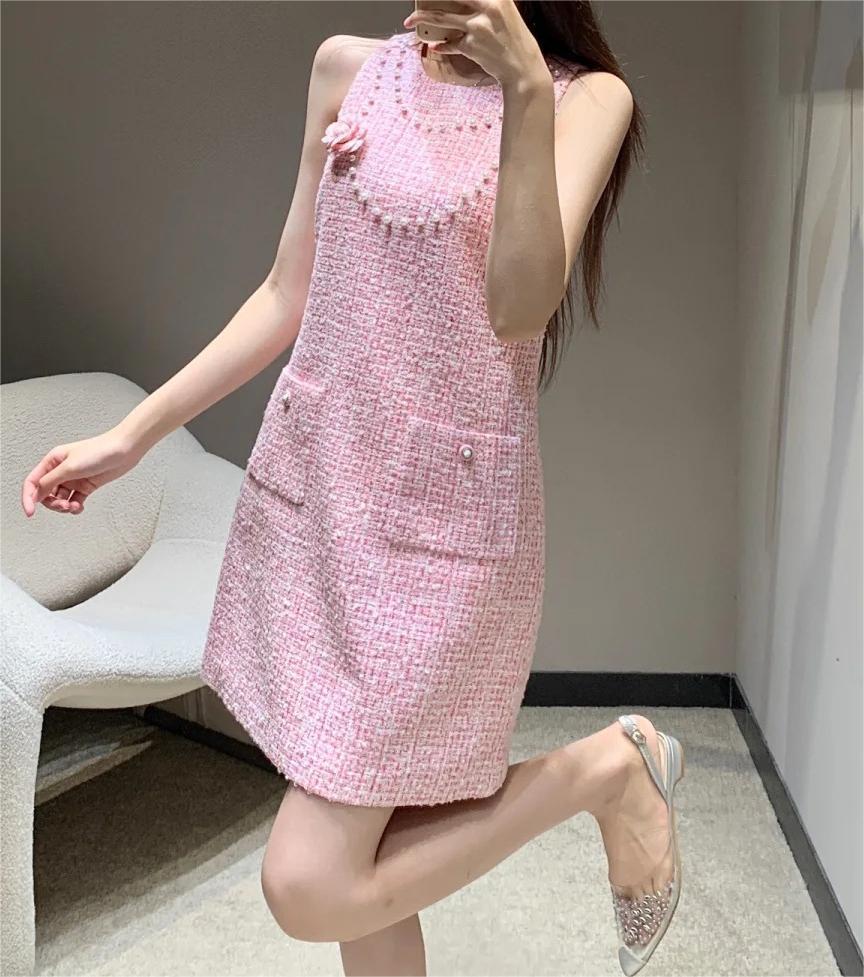 CHANE25SS tweed dress