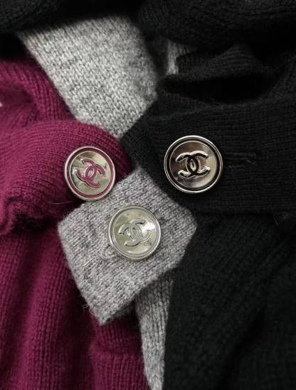 CC Metal button knitted cardigan