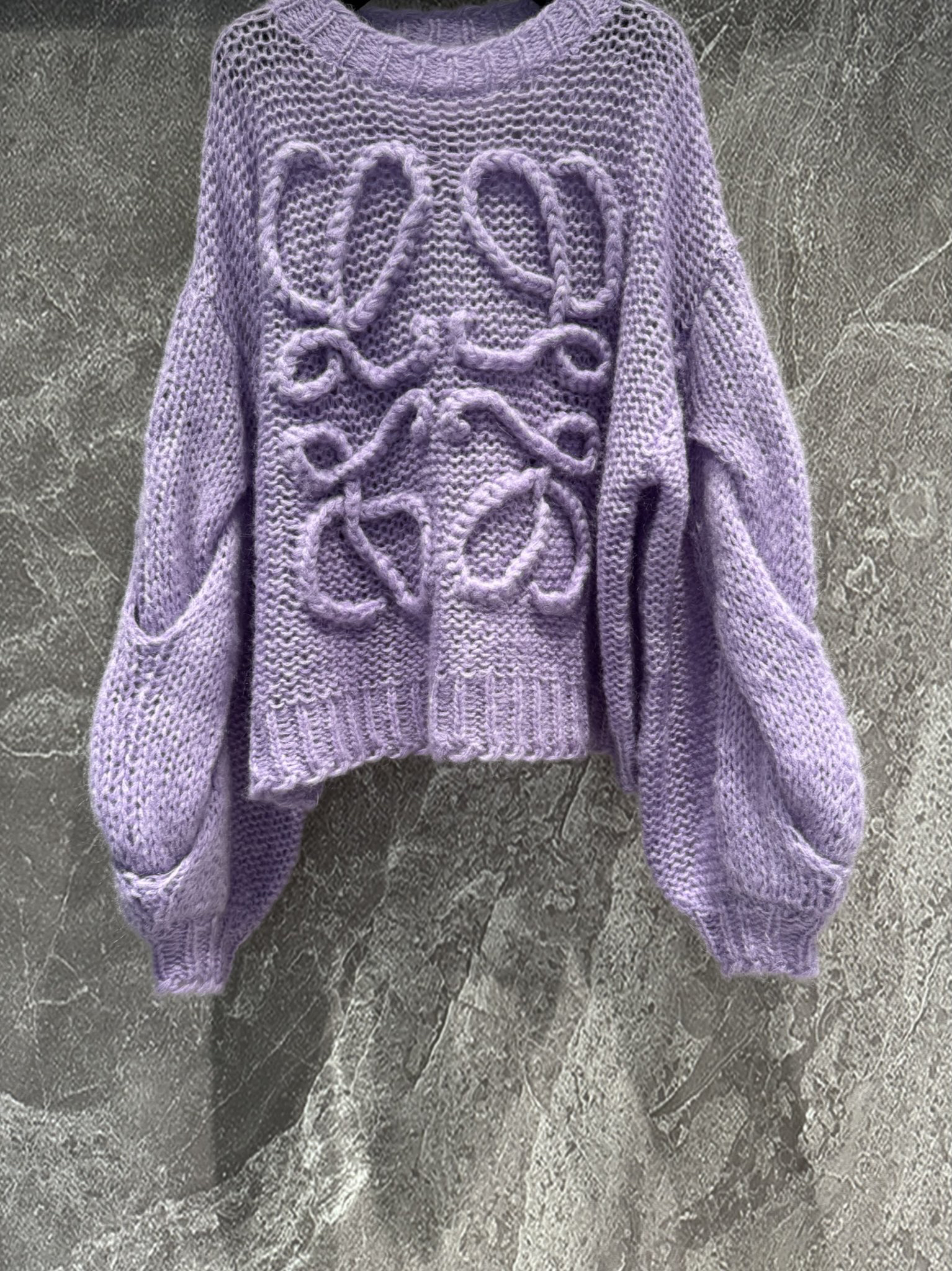 LOE Loose Contour Seahorse Sweater