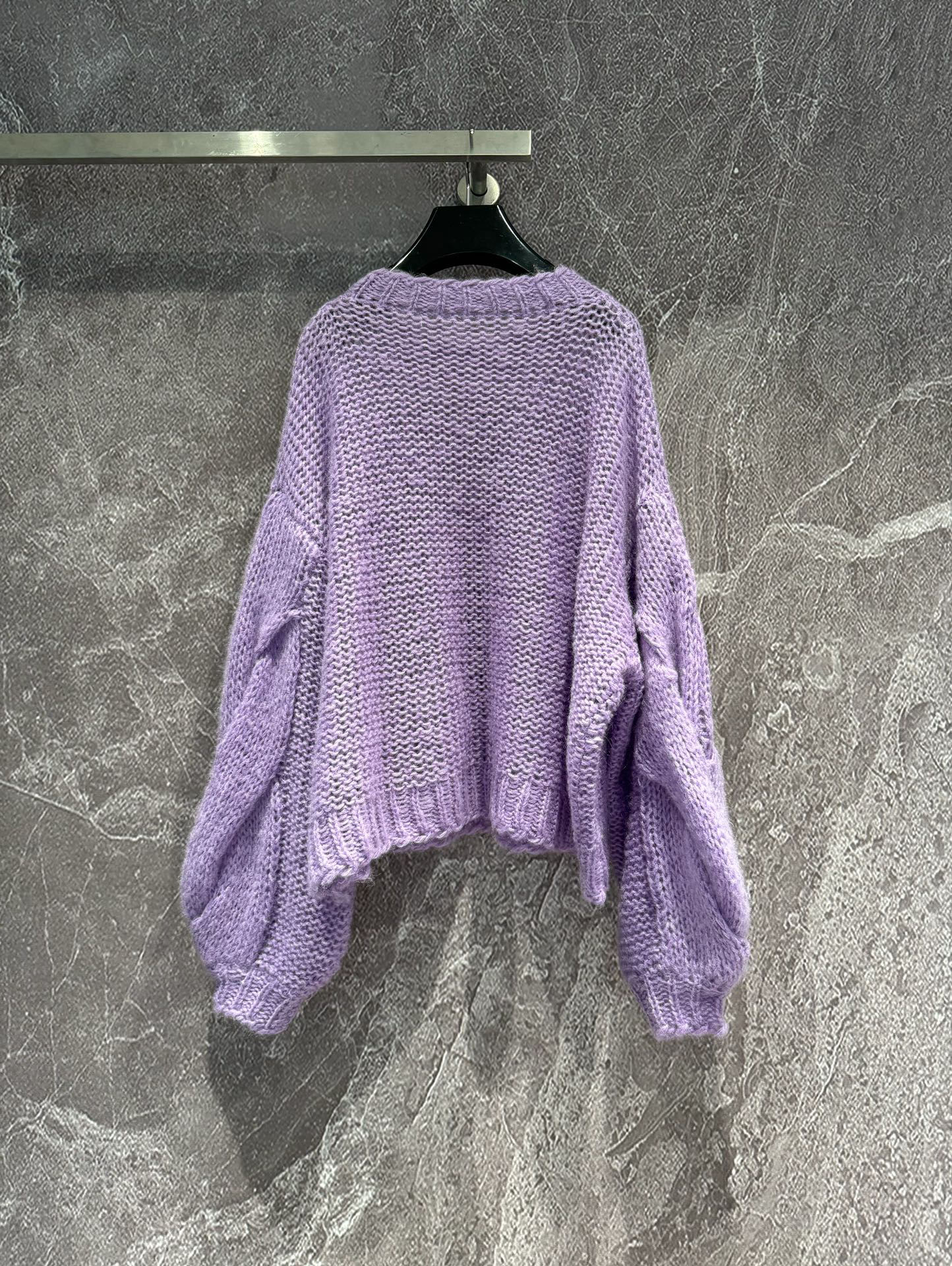 LOE Loose Contour Seahorse Sweater