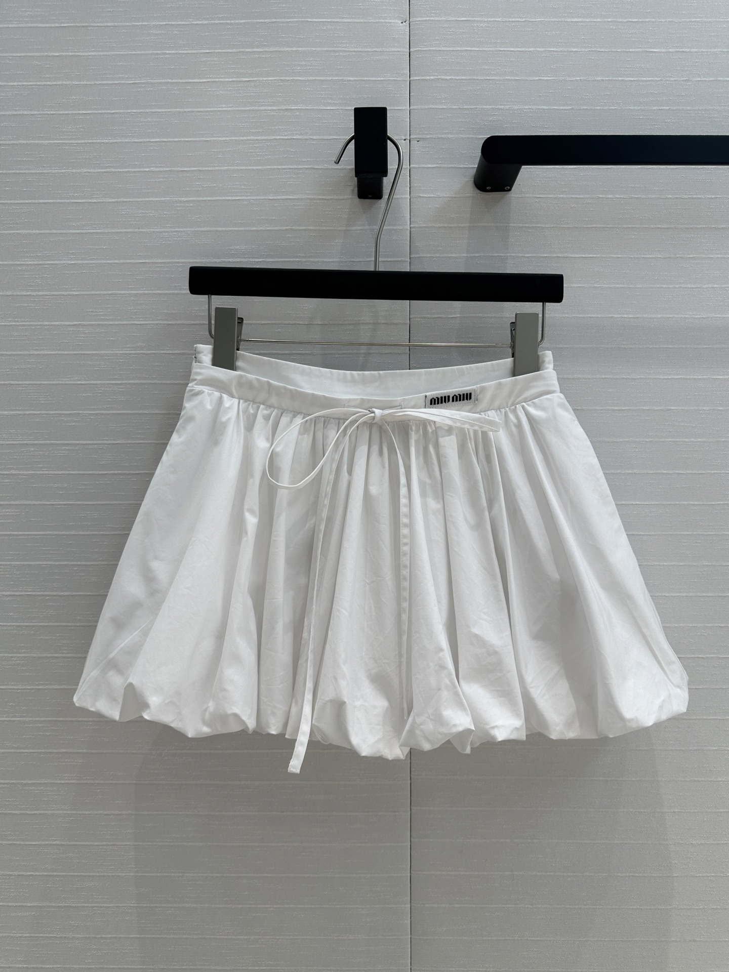 MIU Ballet Style False Two Piece Half Skirt