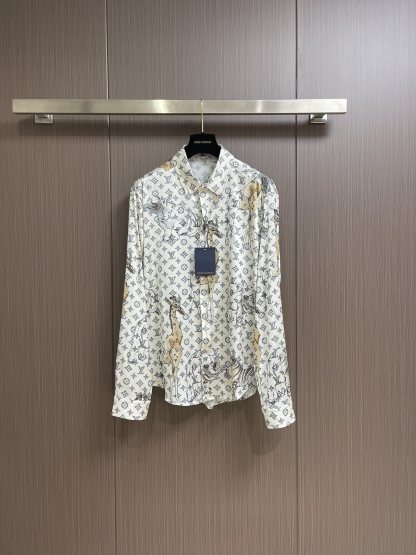 LU25SS Old Flower Animal Shirt