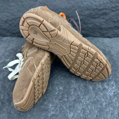 NEW BA x Miu suede sneakers