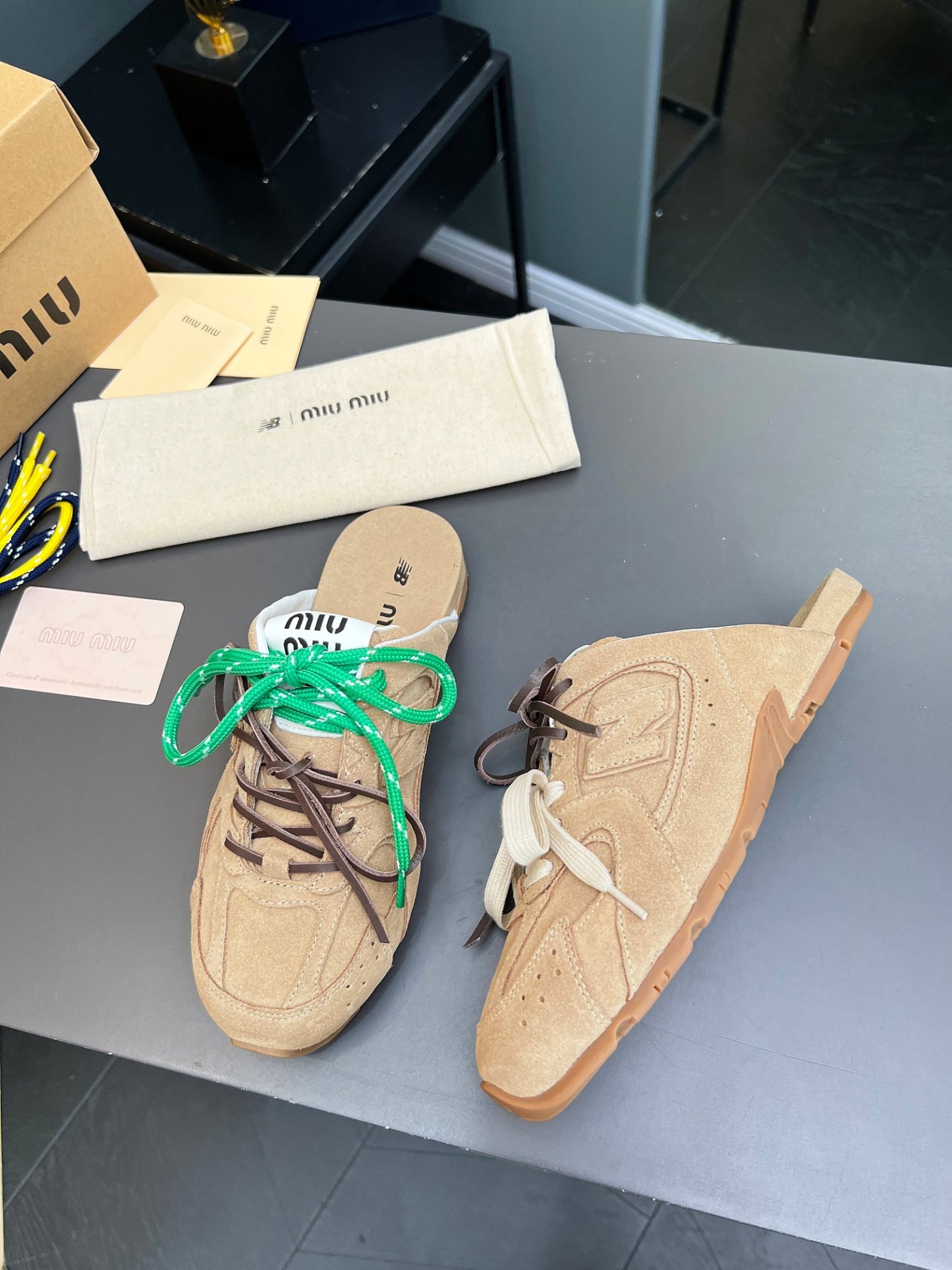 NEW BA x Miu Casual Sneakers