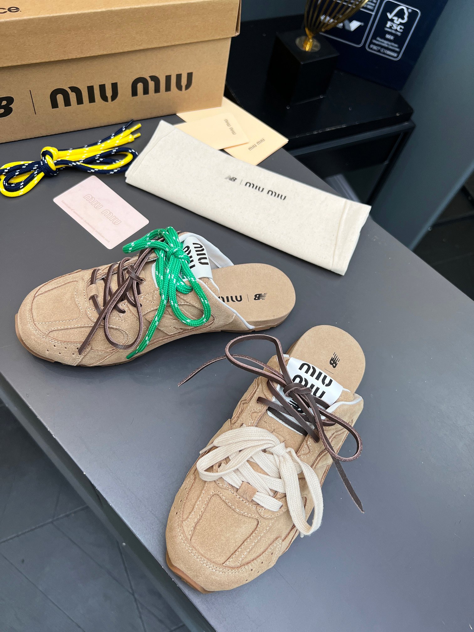 NEW BA x Miu Casual Sneakers
