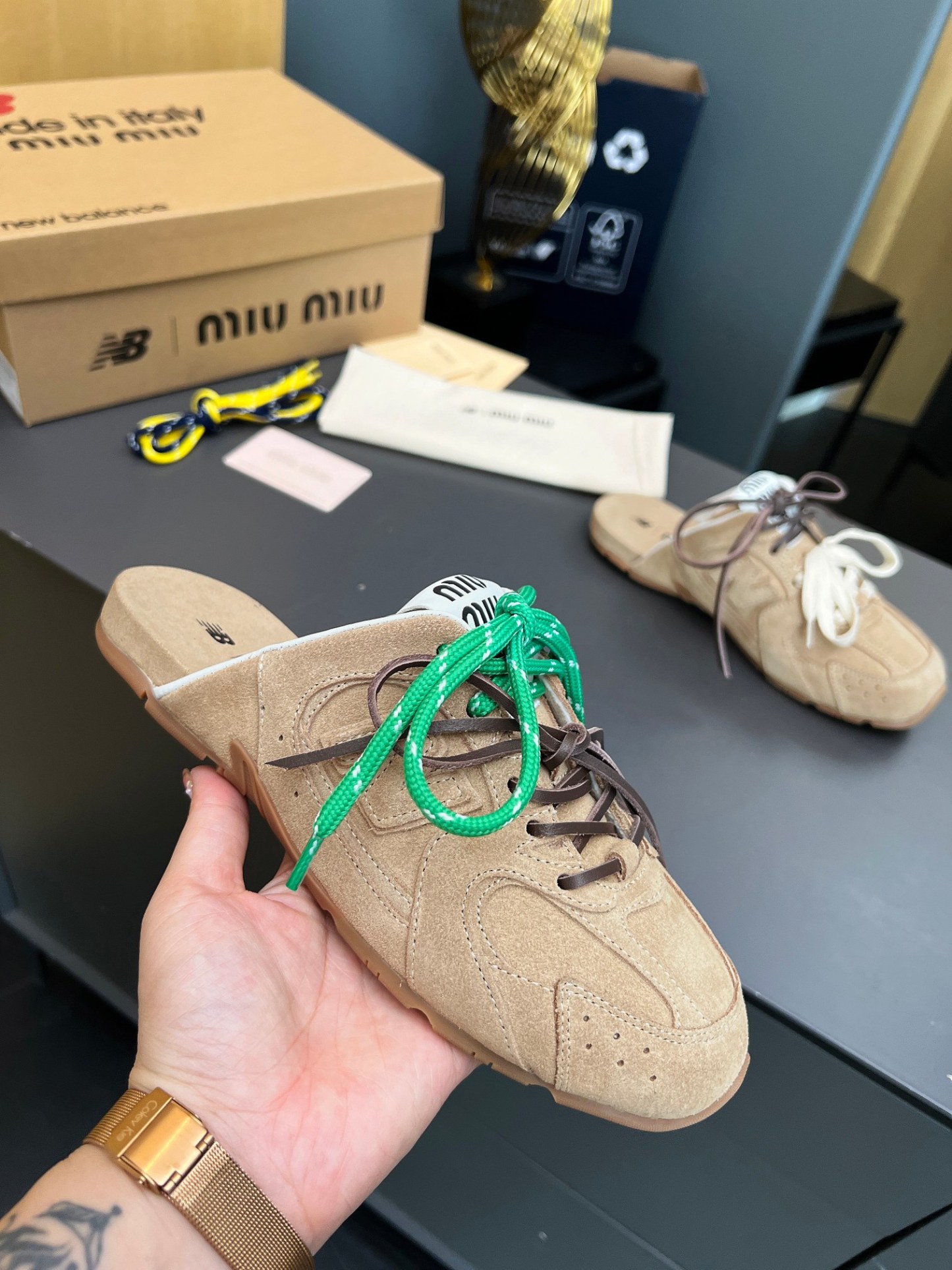 NEW BA x Miu Casual Sneakers