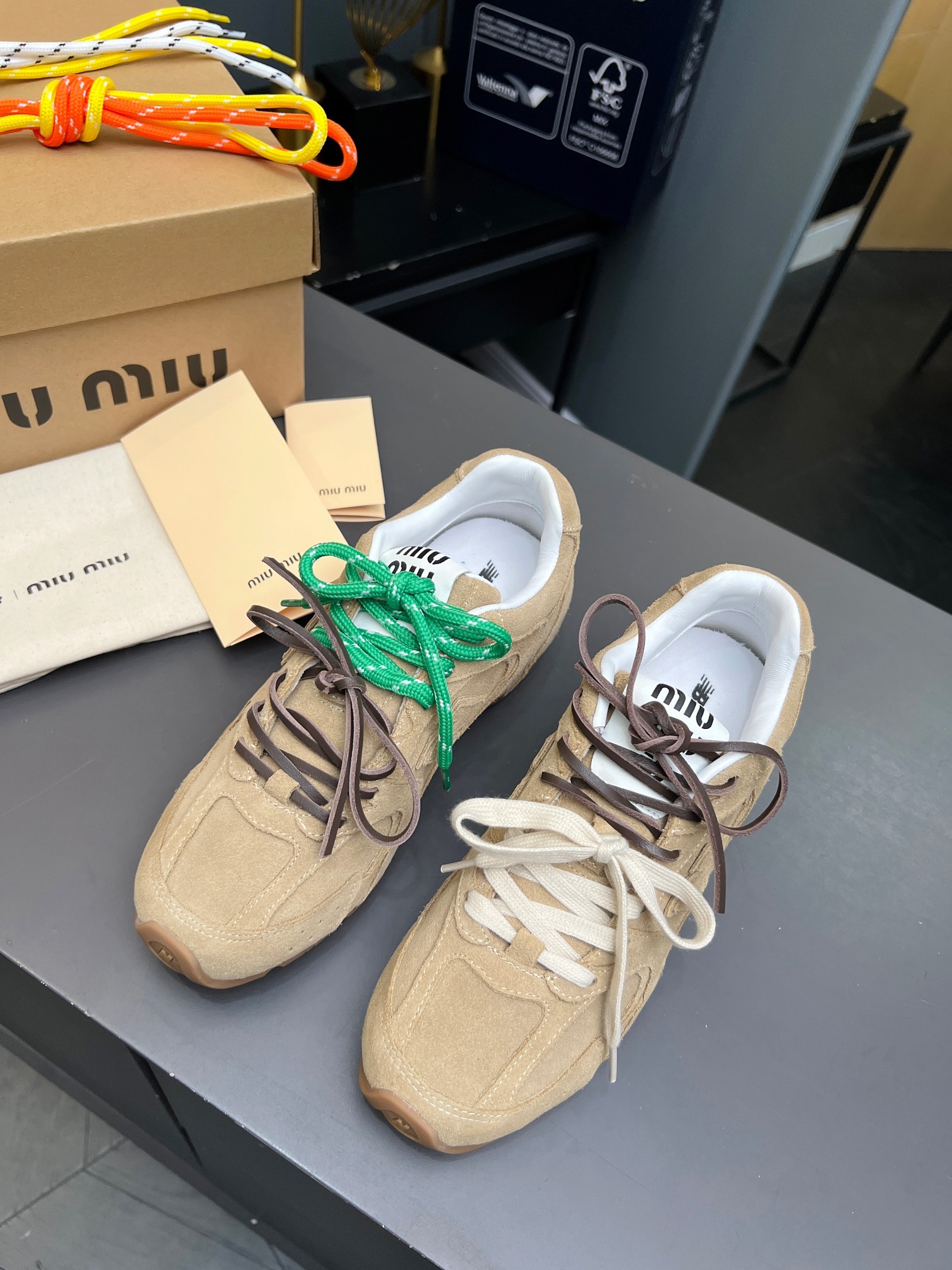 NEW BA x Miu Couple's Sneakers
