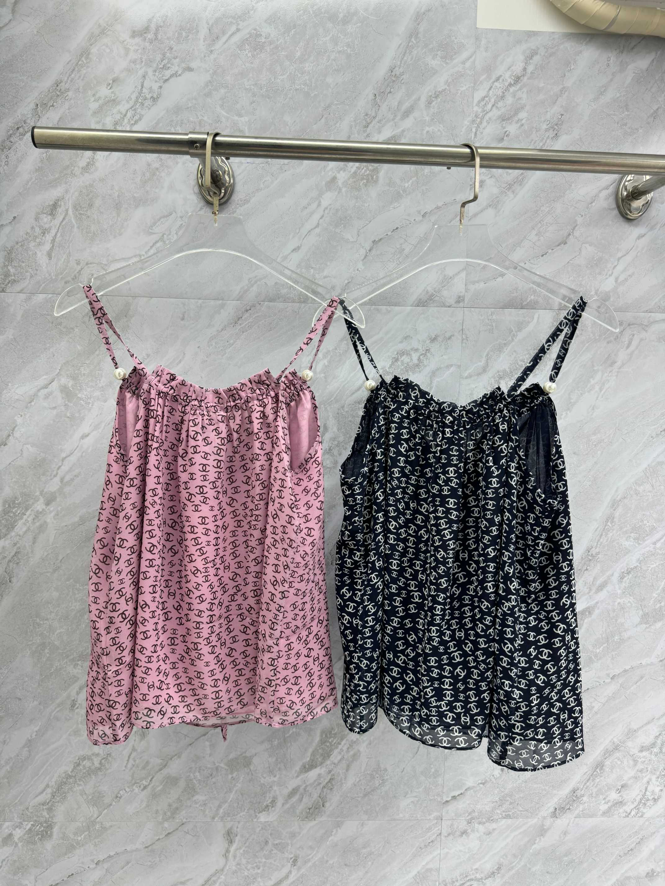 CHANE25SS double c all over print camisole top