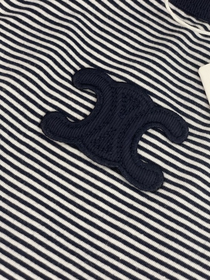 CEL25SS Arc de Triomphe Striped Vest